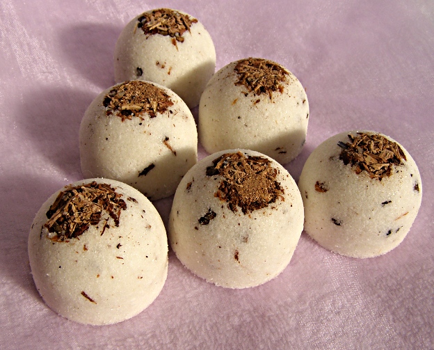 Šumivé bomby do koupele - dubová kůra
