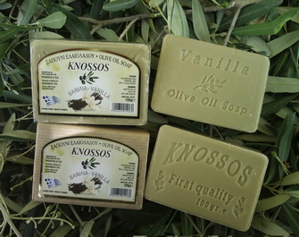 Olivové mýdlo KNOSSOS vanilka