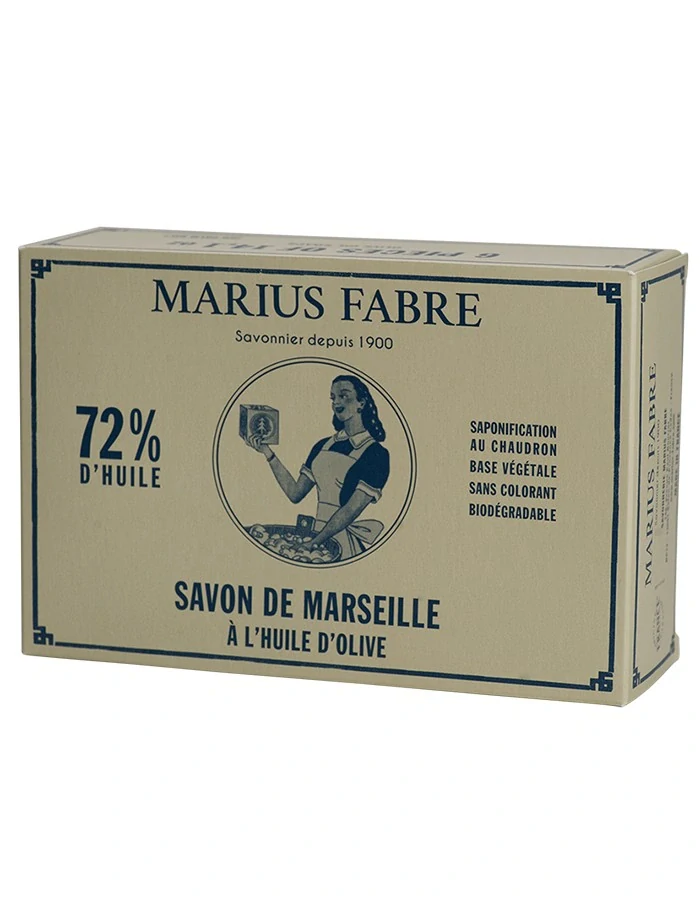 Marseillské mýdlo z olivového oleje 6 x 400 g v krabici