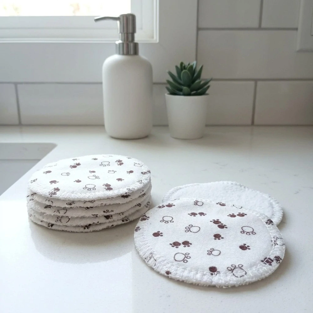 Tampóny ťapičky průměr 8,5 cm 10 ks