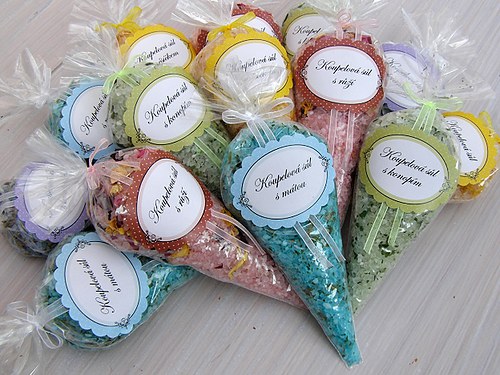 Koupelová sůl s měsíčkem