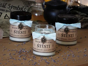 Magická svíčka - ŠTĚSTÍ