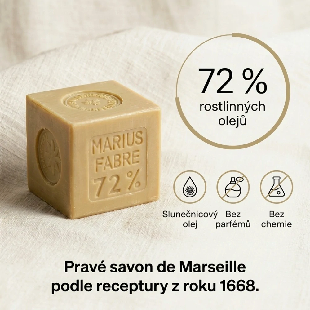 Marseillské mýdlové vločky se slunečnicovým olejem 980 g