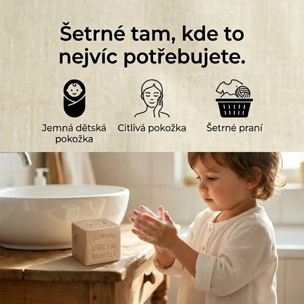 Marseillské mýdlové vločky se slunečnicovým olejem 980 g