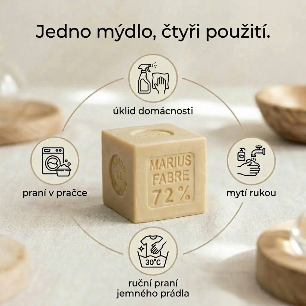 Marseillské mýdlové vločky se slunečnicovým olejem 750 g
